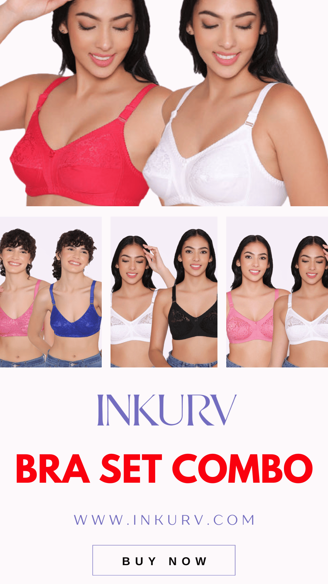 Elevate Your Intimate Collection with Inkurv's Luxurious Bra Set
