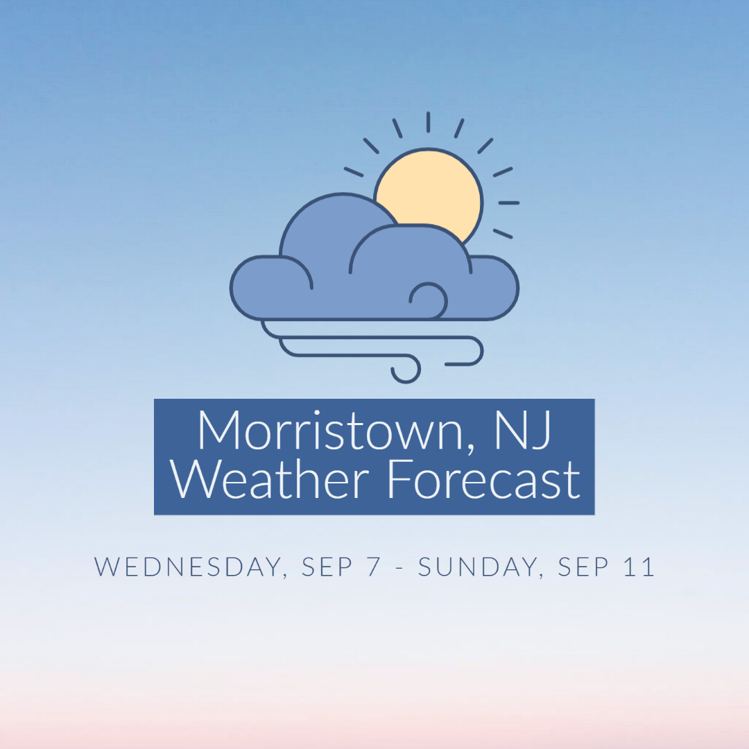 Your Morristown Weather Forecast (Wed., Sep 7 — Sun., Sep 11) by