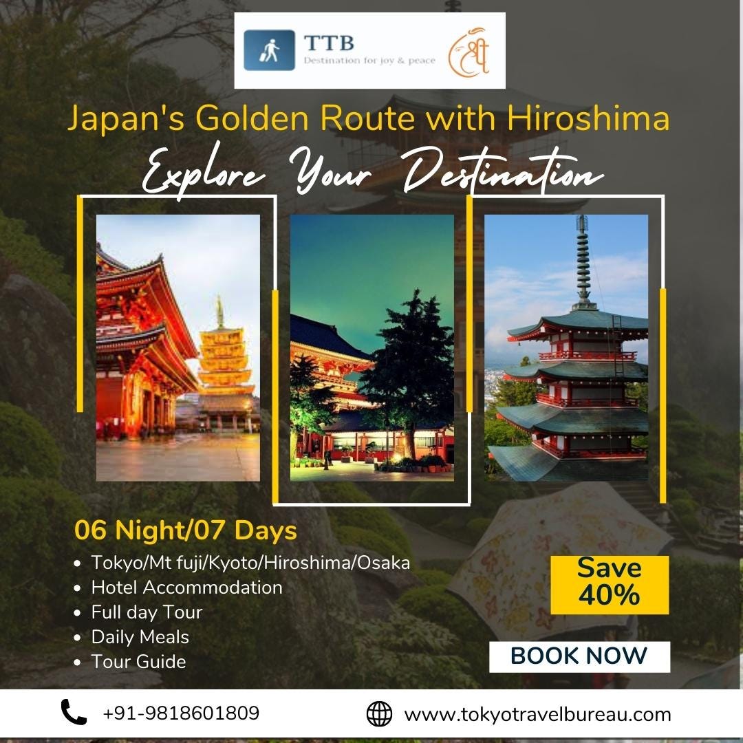 japan trip package from india