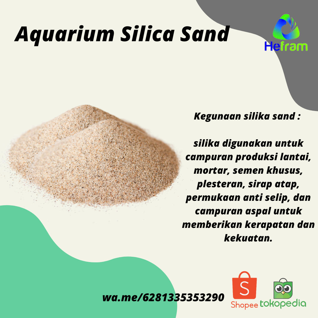 Aquarium Silica Sand Nandria hefram Medium