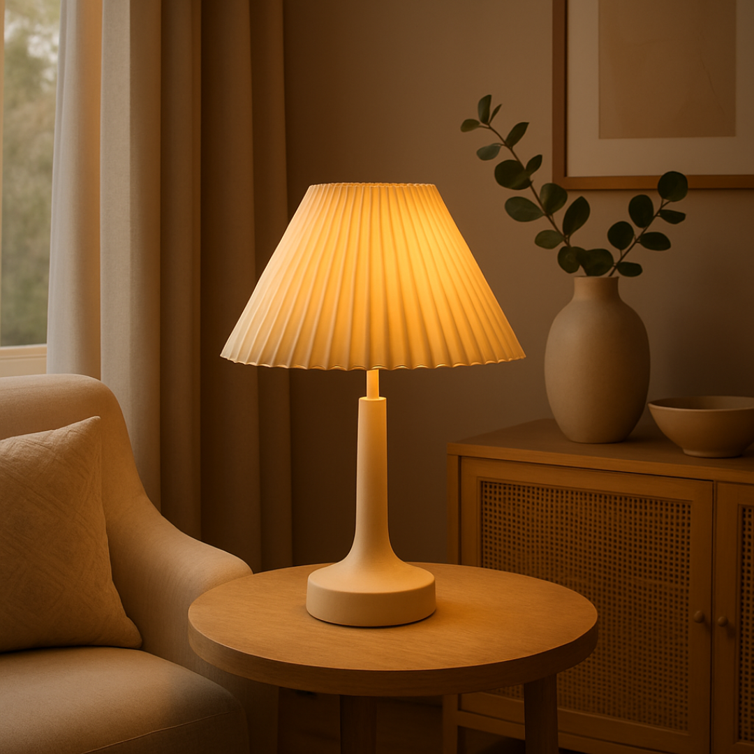 Why Pleated Lampshades Are Trending and How to Style Them Classic