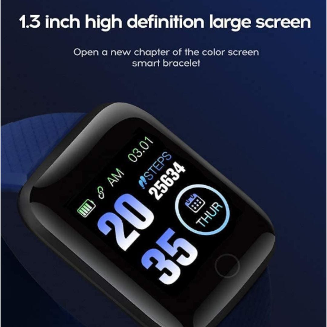 ID 116 Smart band Fitness Tracker by Trycart Medium