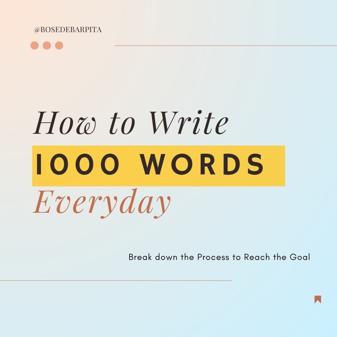 1000 in Words, Write 1000 in words