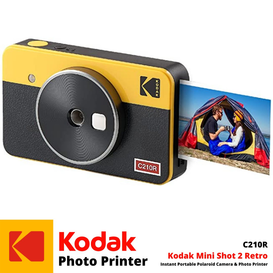 Best Instant Portable Polaroid Picture Print Camera | Mini Shot 2 Retro  C210R | Kodak Photo Printer - John Smith - Medium