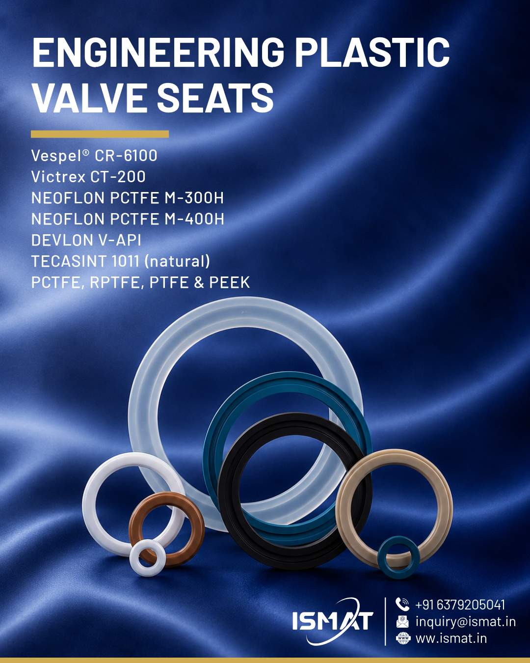 Engineering Plastic Valve Seats
