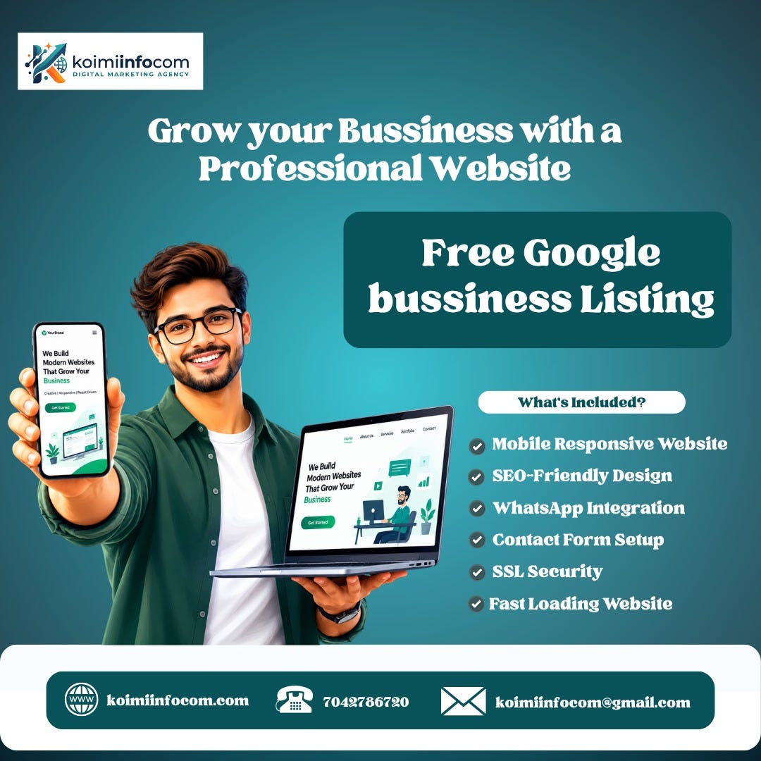 Grow Your Business with a Professional Website 🚀