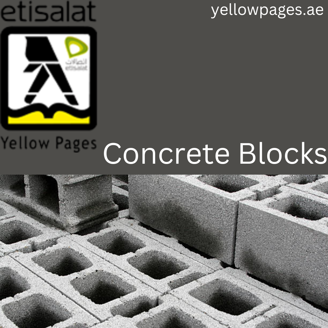 Find the best Concrete Block Distributors in UAE Omar Medium