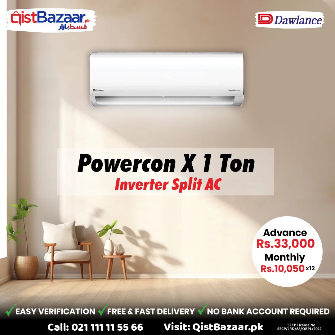 llmlCool Comfort: AC on Installments in Karachi — Exclusive Offers from Qist Bazaar, Interest-Free!