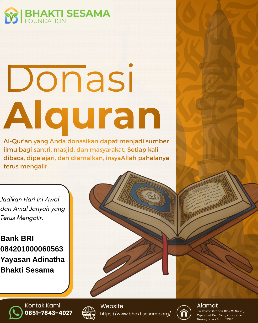 Satu Mushaf, Manfaatnya Terus Mengalir