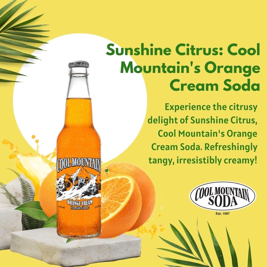 Best Orange Cream Soda: Cool Mountain Soda — Top USA Drinks Online ...