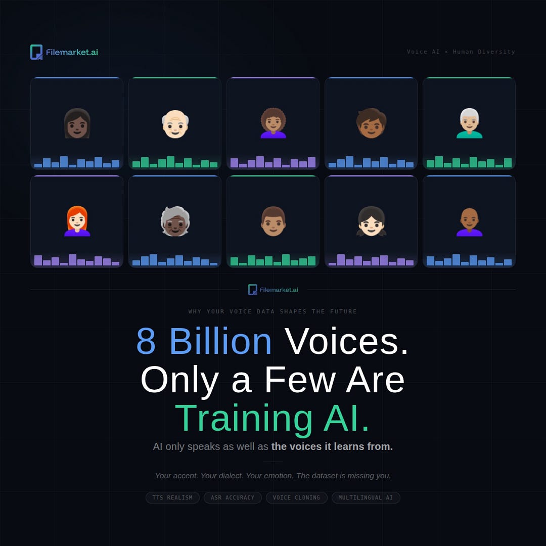8 Billion Voices. But AI Has Only Heard a Few.