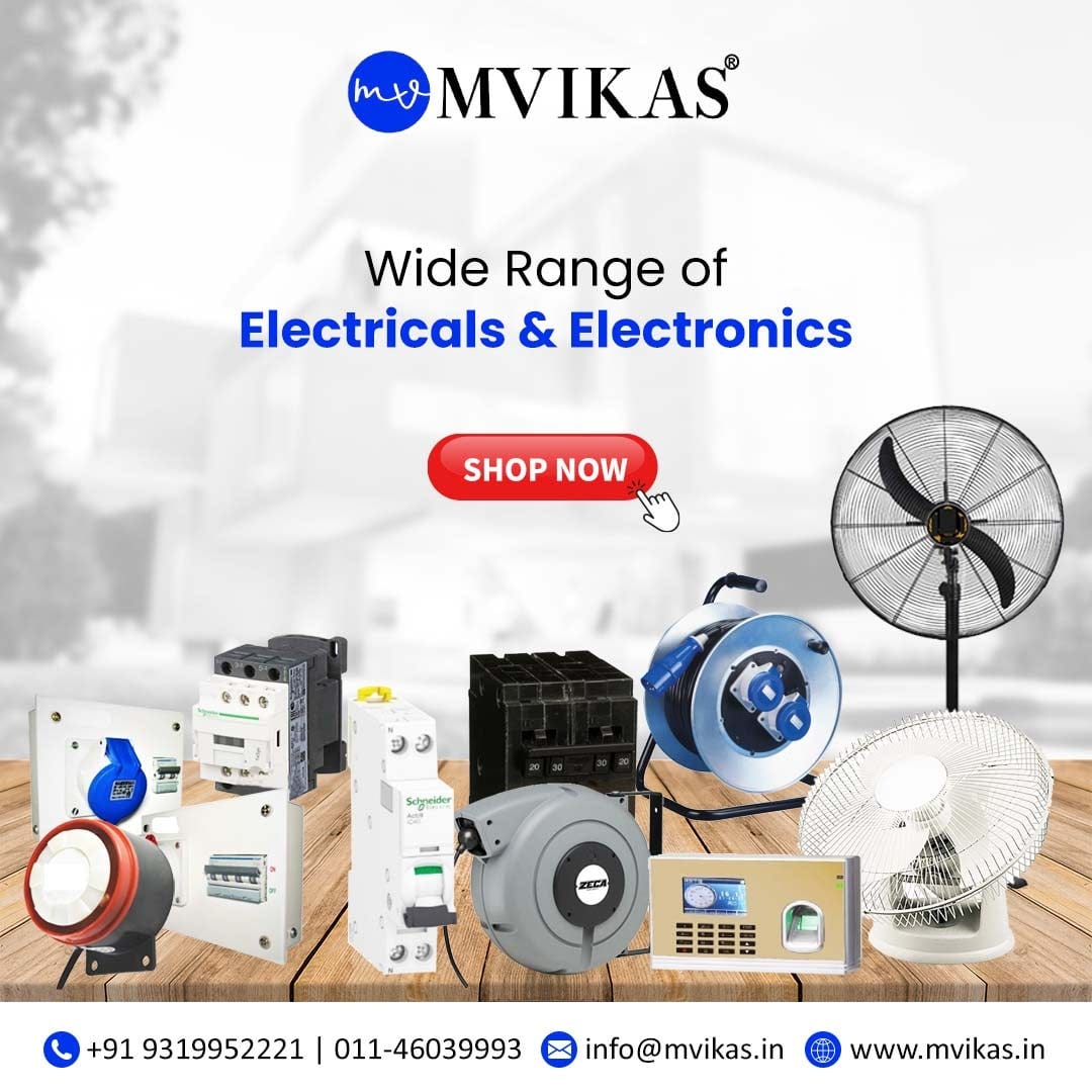Find Reliable Electronics and Electrical Products Online at MVIKAS by
