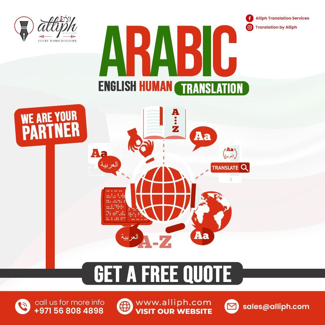 Arabic Translation in Dubai Alliphsocial Medium