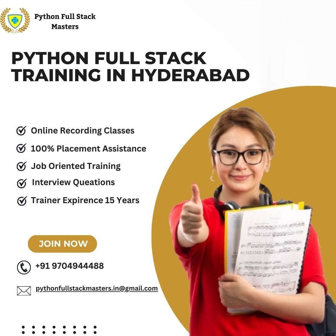 Python Full Stack Training in Hyderabad | by Python_full_stack_masters ...
