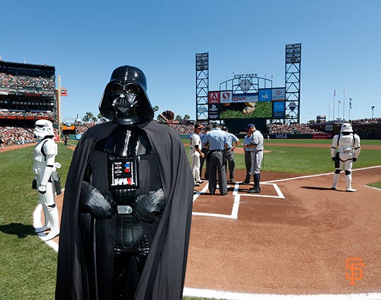 Gallery: Empire Invades AT&T Park for San Francisco Giants' Star Wars Day