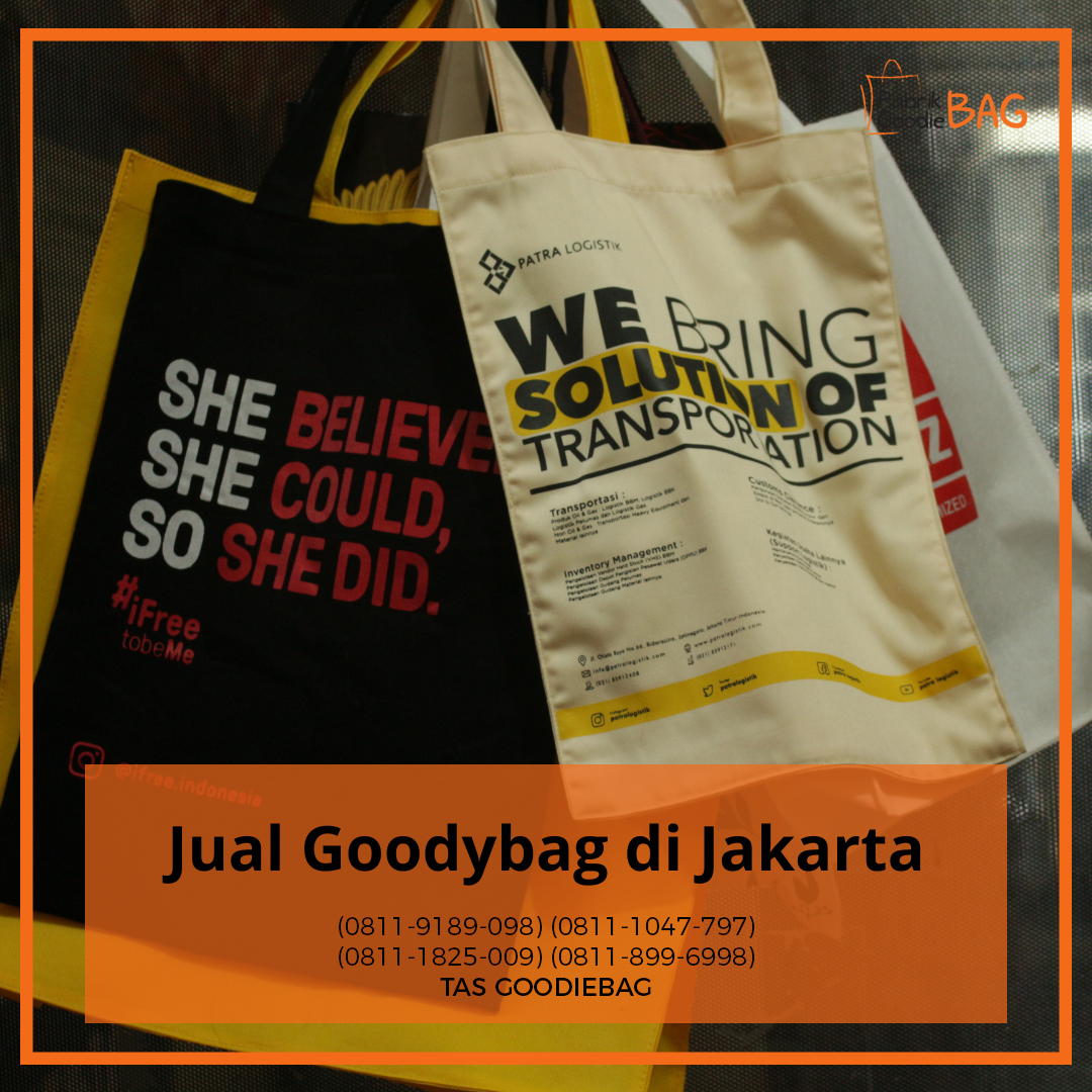 Jual Goodybag Di Jakarta Jual Custom Spunbond Souvenir Medium 5129