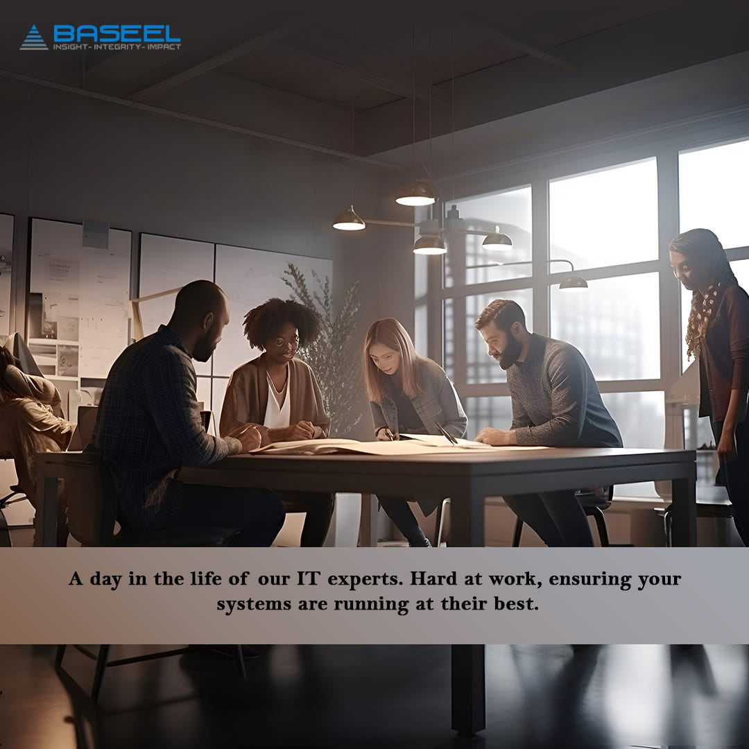 A day in the life of our IT experts. Hard at work, ensuring your systems are running at their best.