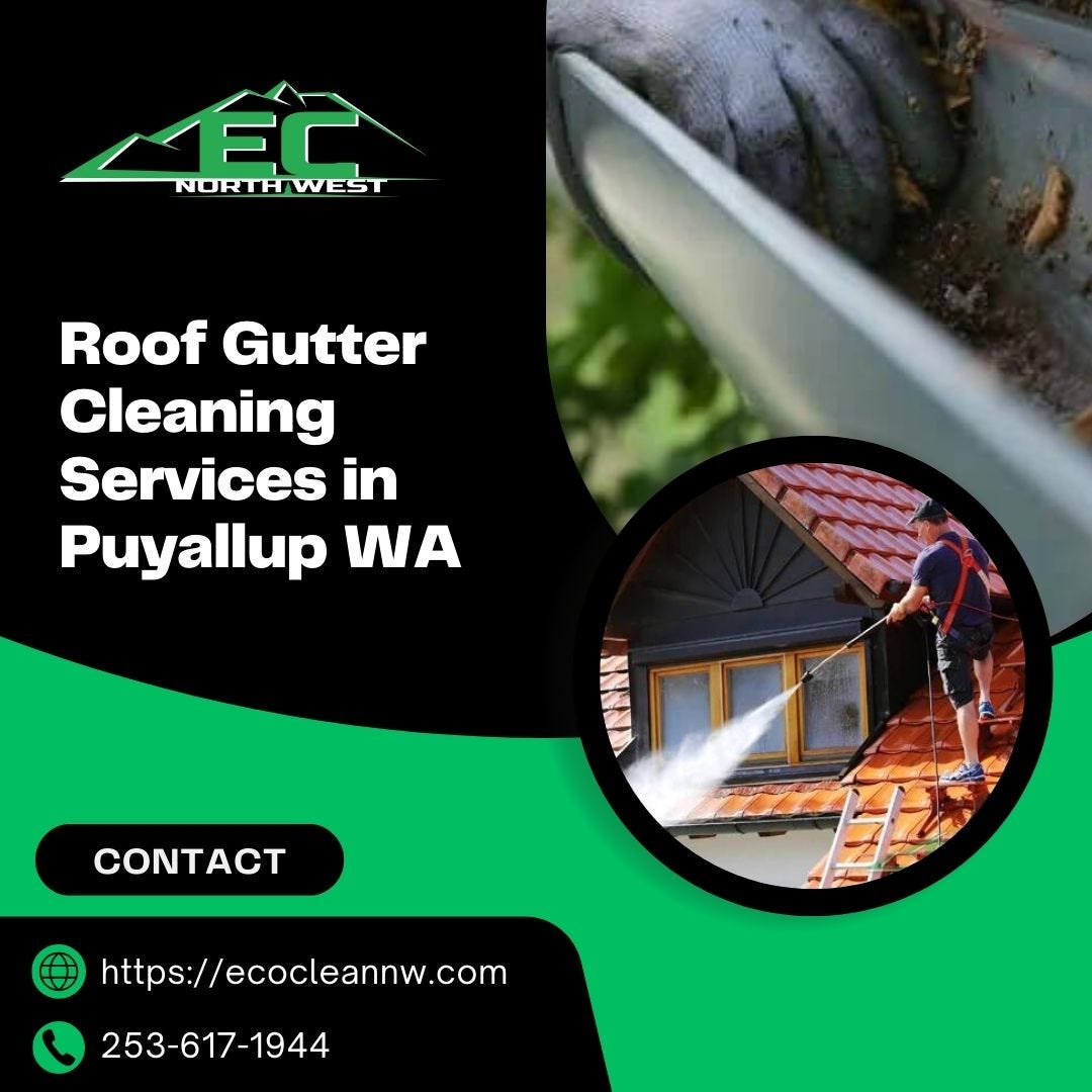 Roof Gutter Cleaning Services in Puyallup, WA Eco Clean Northwest