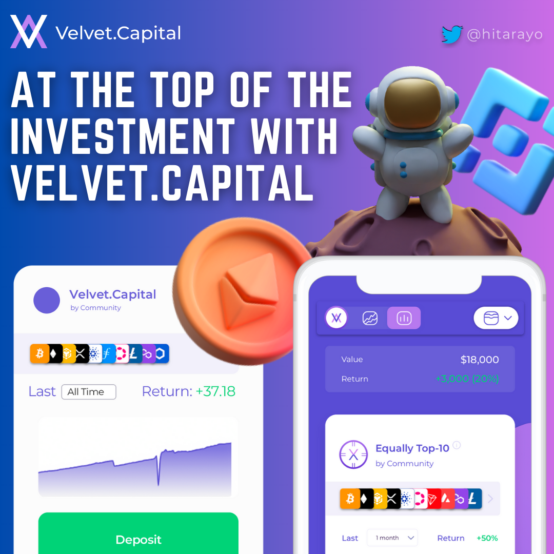 Reliable crypto investments without experience | Velvet.Capital | by  HitaroRain | Medium