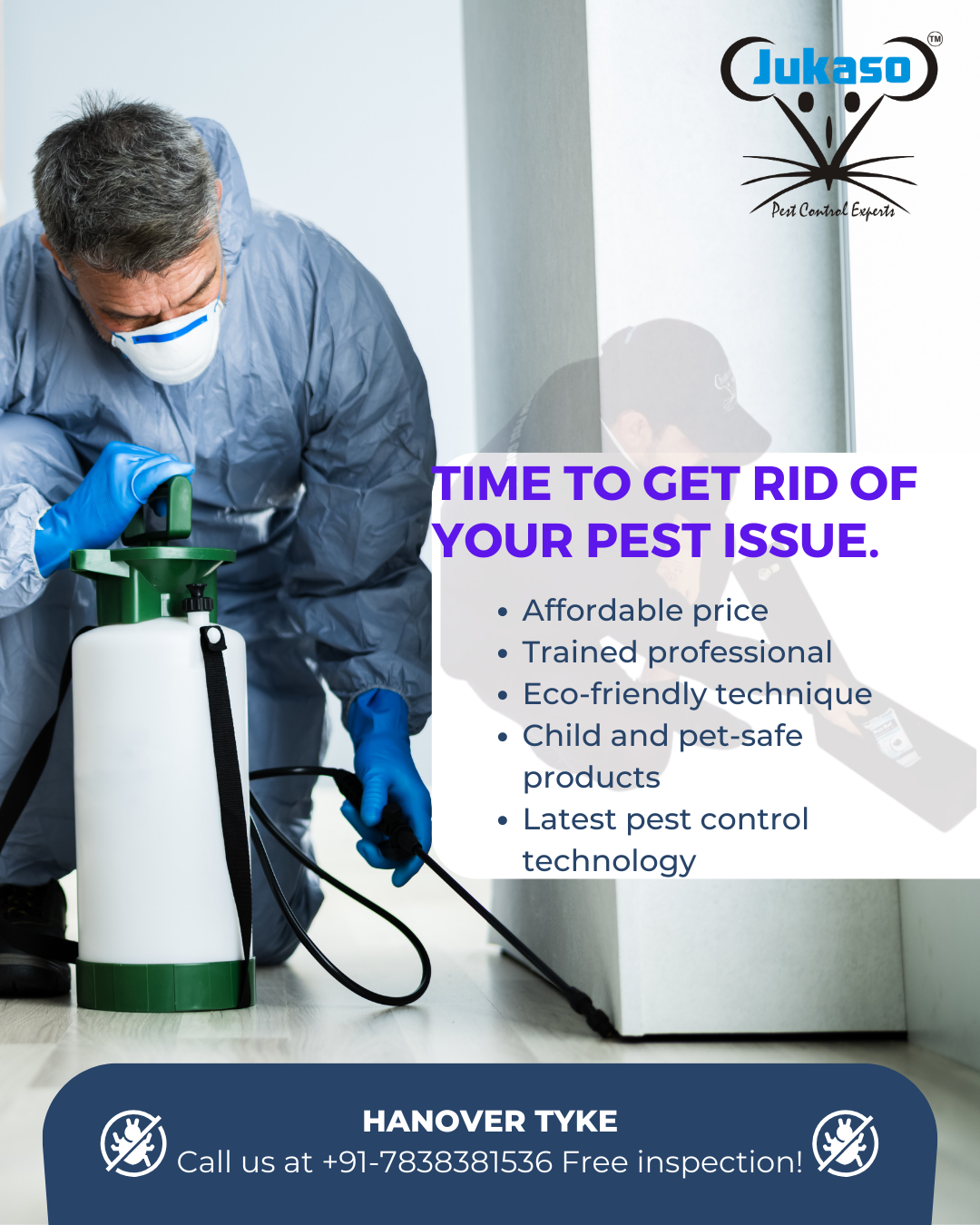 TIME TO GET RID OF YOUR PEST ISSUE. jukaso pest control pvt ltd Medium