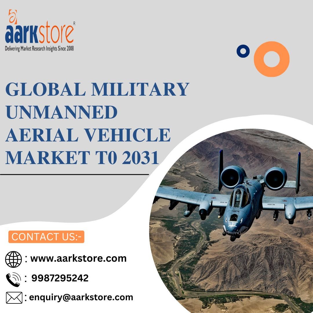 Global Military Unmanned Aerial Vehicle (UAV) Market To 2031 — Market Size And Drivers, Major