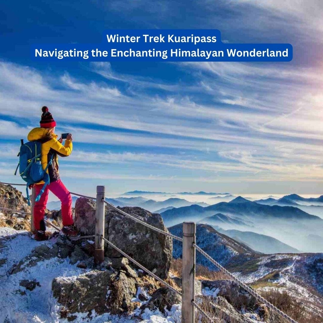 Winter Trek Kuaripass: Navigating the Enchanting Himalayan Wonderland 