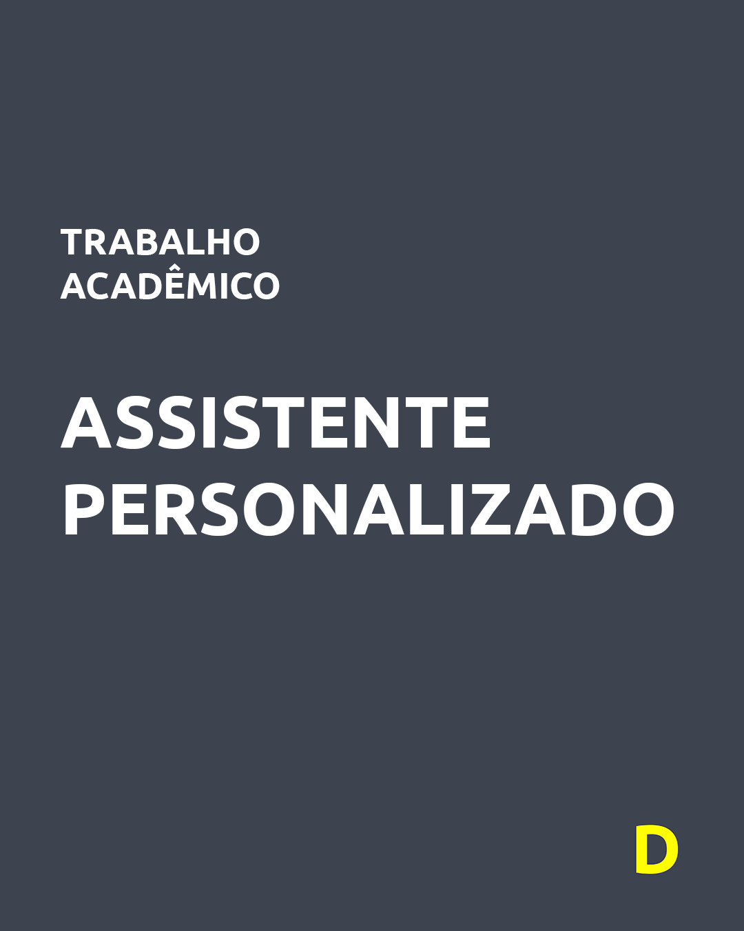 Ajuda na escrita de trabalhos acadêmicos