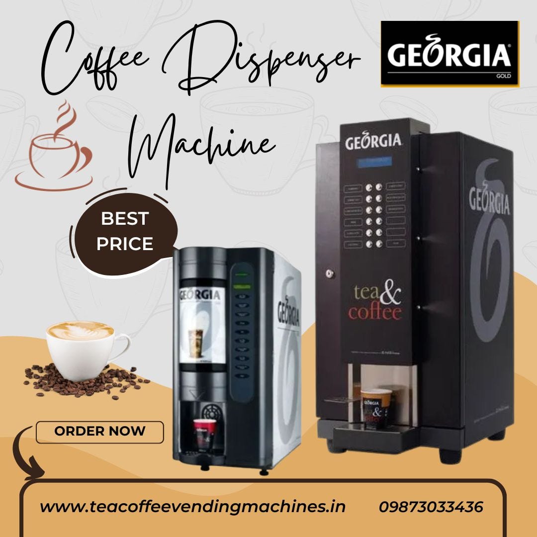 Coffee Dispenser Machine - Tea Coffee Vending Machines - Medium