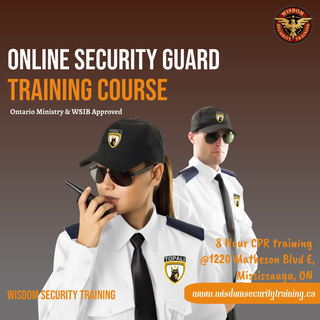 BENEFITS OF TAKING AN ONLINE SECURITY GUARD TRAINING COURSE by