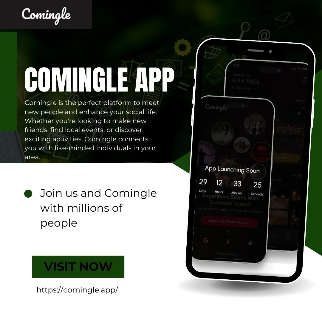 Comingle App: Connect, Share, and Experience Together