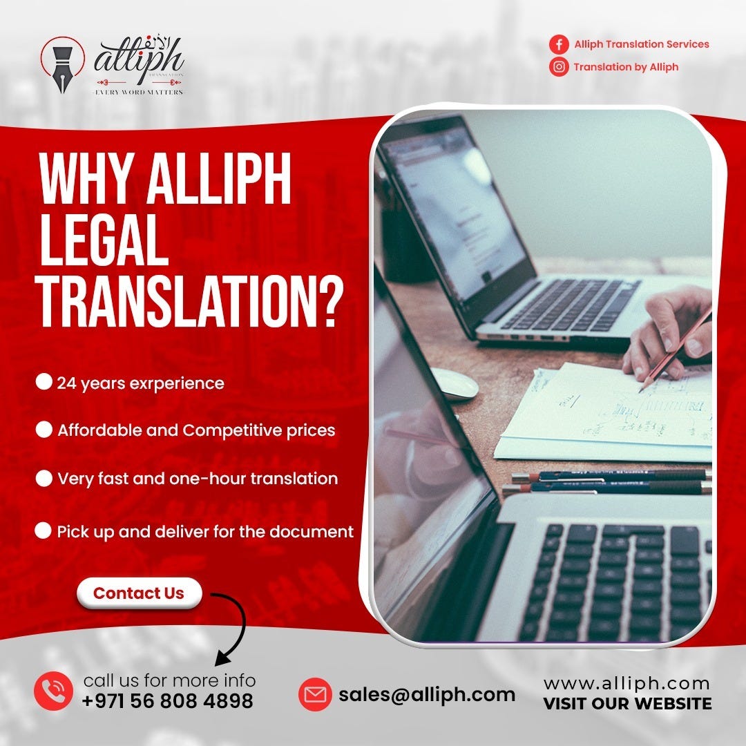 Best Legal Translation Services in Abu Dhabi Alliphsocial Medium
