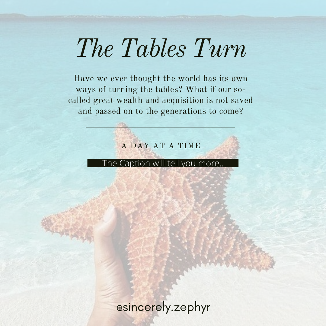 The Tables Turn. Guys, let’s just think that we are… by Zephyr Medium