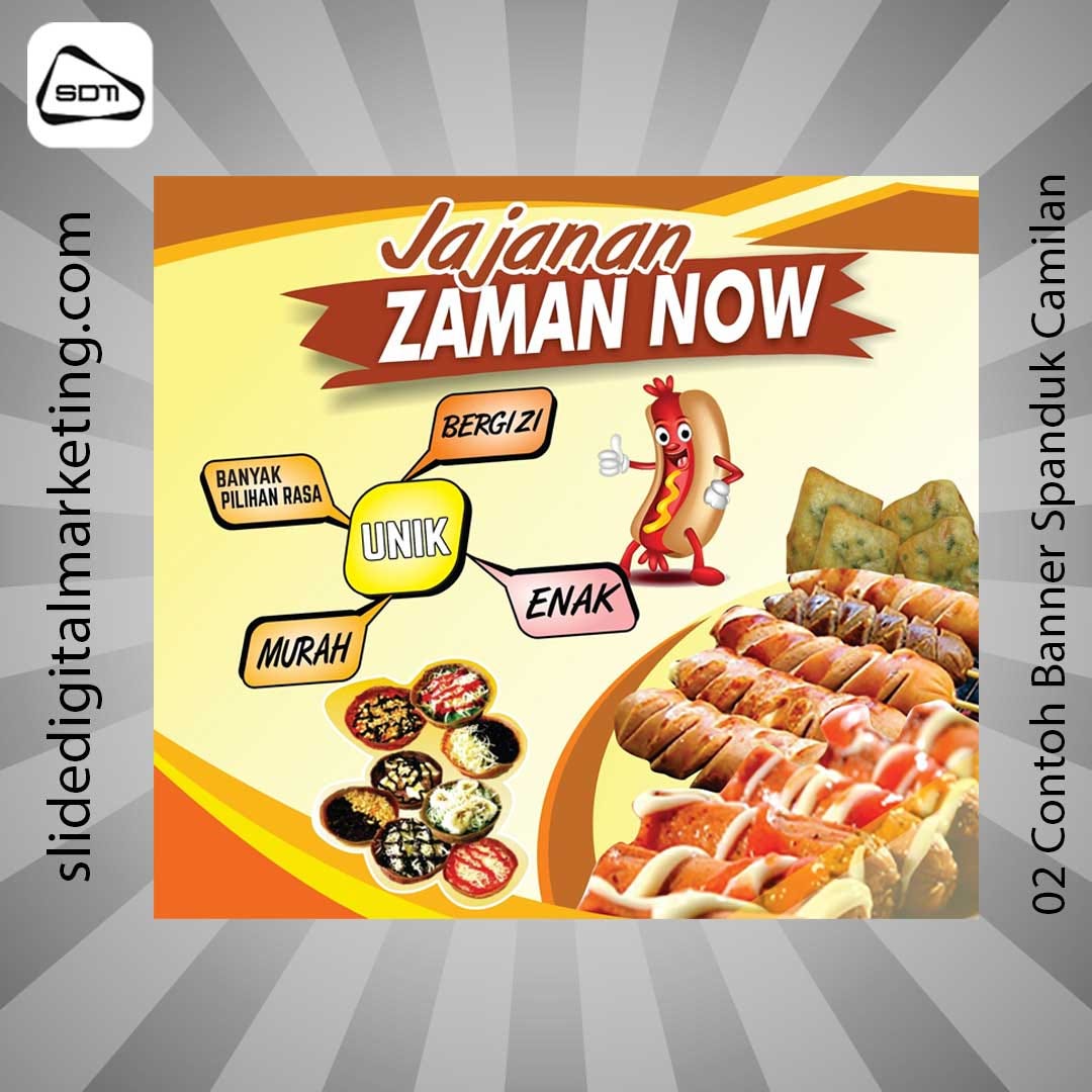 Contoh Desain Banner Camilan 02–085157399349 - Jasa Desain Banner ...