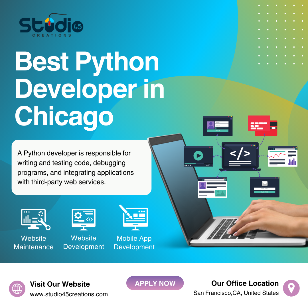 Best Python Developer in Chicago - Studio45 Creations - Medium