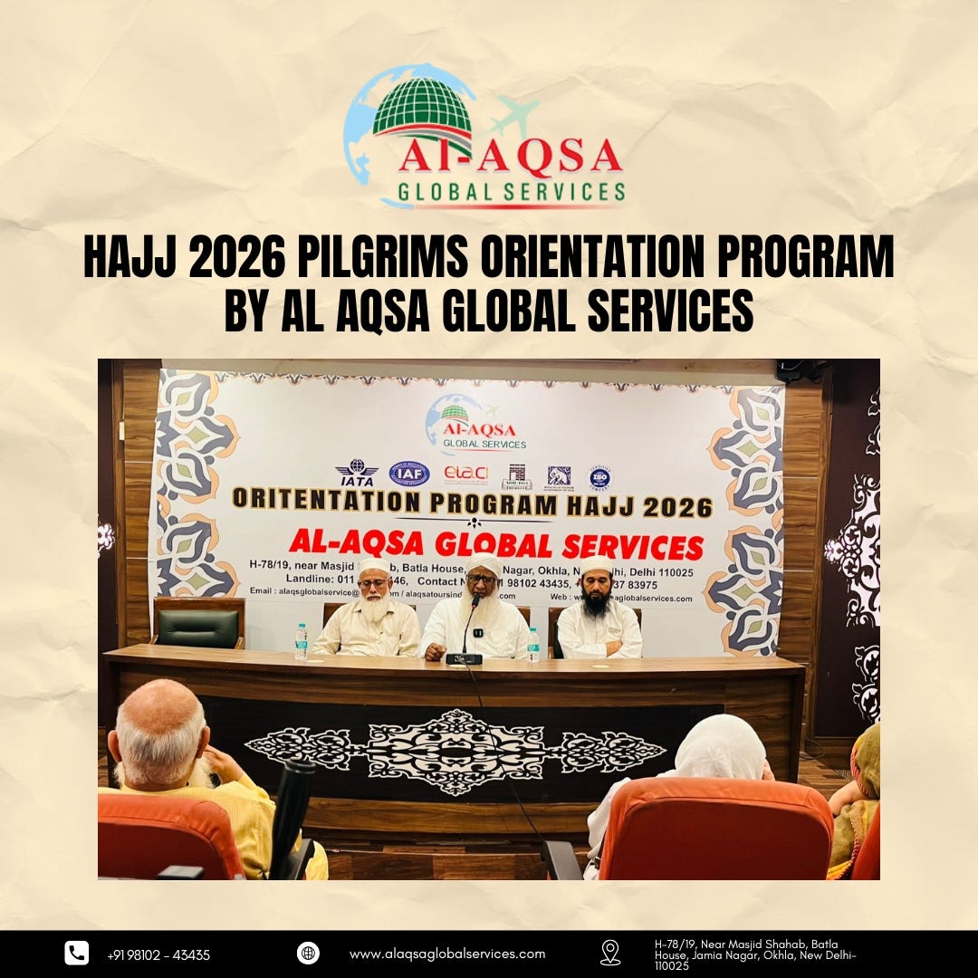 Al Aqsa Global Services Hajj 2026 Orientation Program.