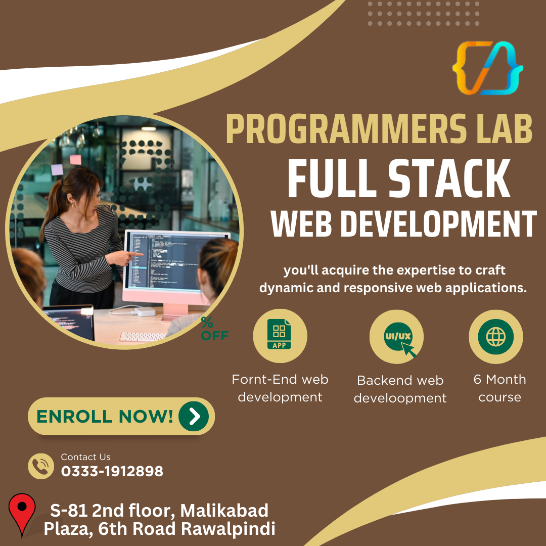 Full Stack web development course in Islamabad | by Programmers Lab ...