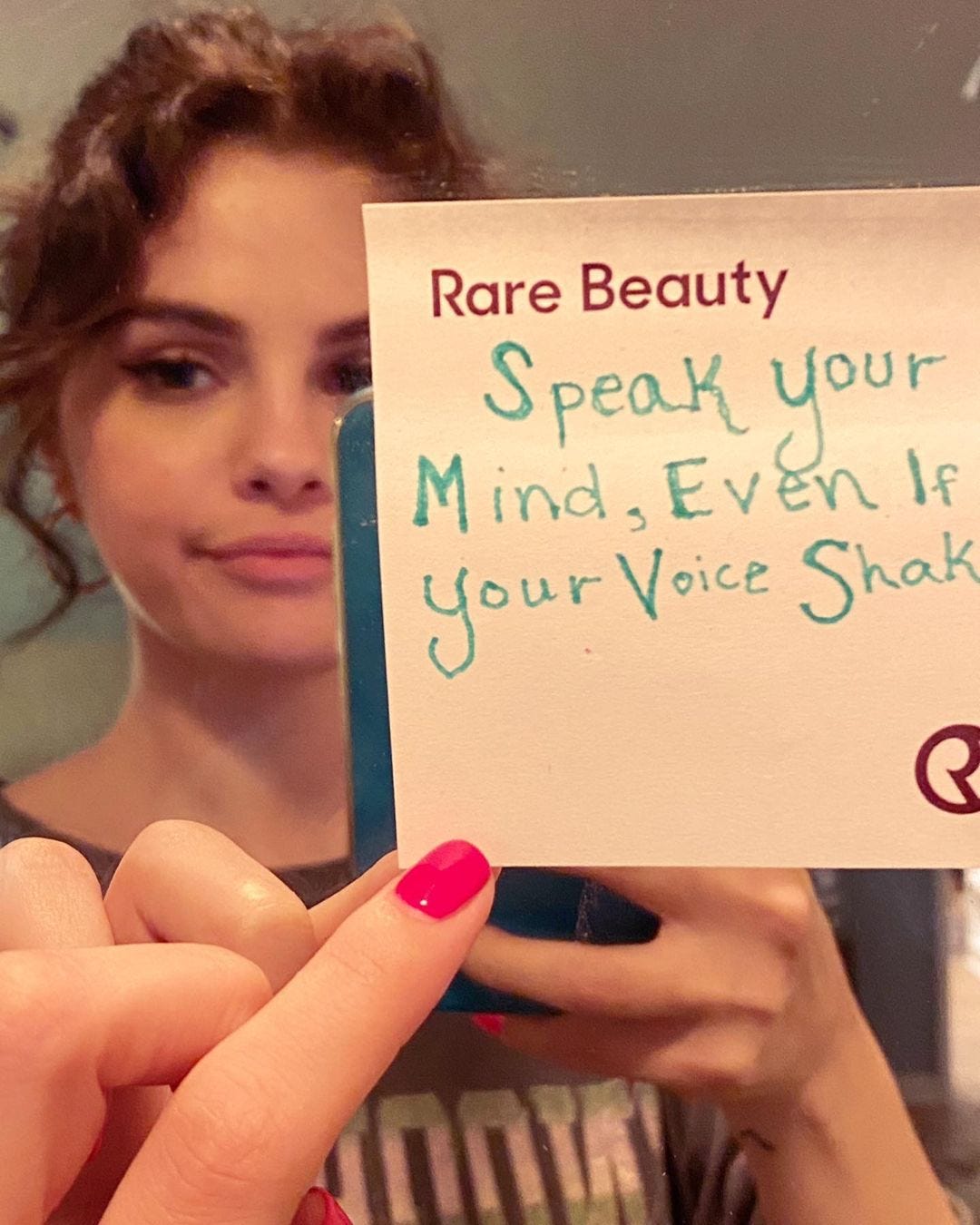 Speak your Mind, even if your Voice Shakes '' By Selena Gomez | by 