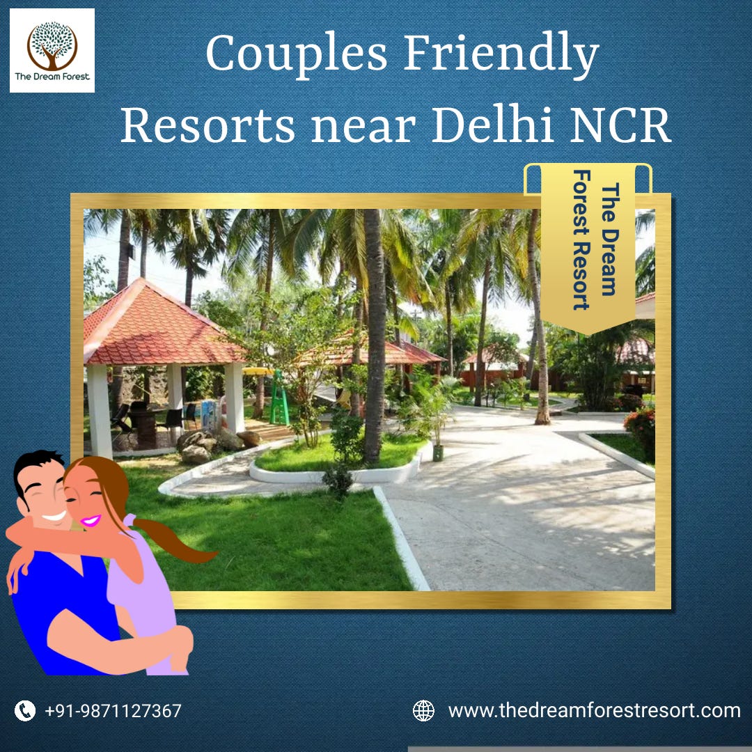 Couples Friendly Resorts near Delhi NCR The Dream Forest Resort Medium