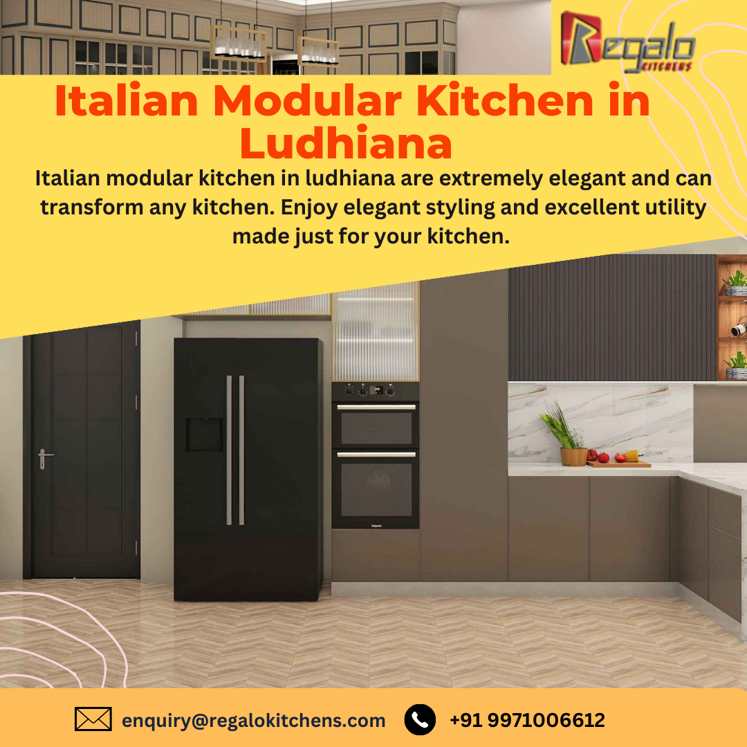 Italian Modular Kitchen in Ludhiana Regalo kitchens Medium