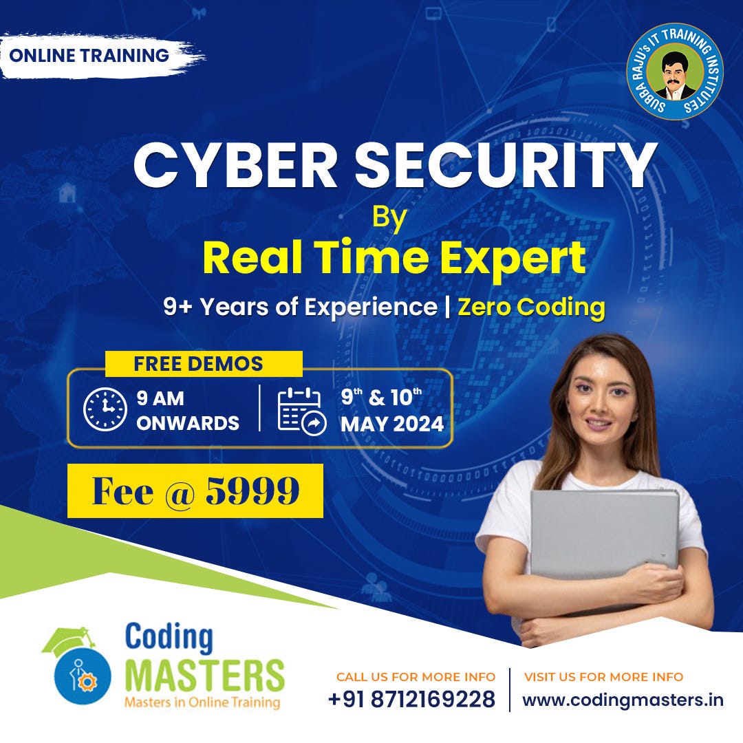 Best Cyber Security Online Training In Hyderabad
