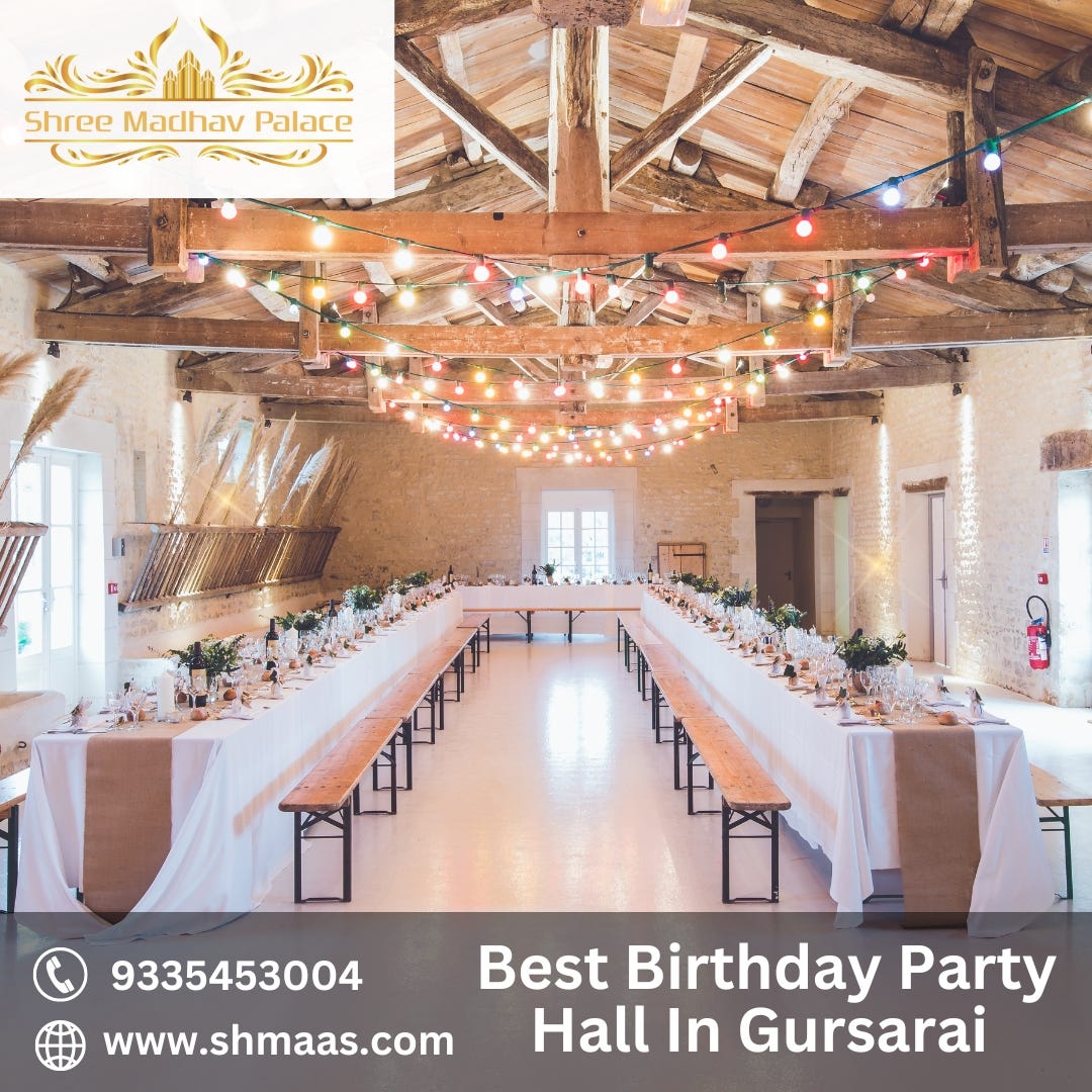 Best Birthday Party Hall In Gursarai - Shree Madhav Palace - Medium