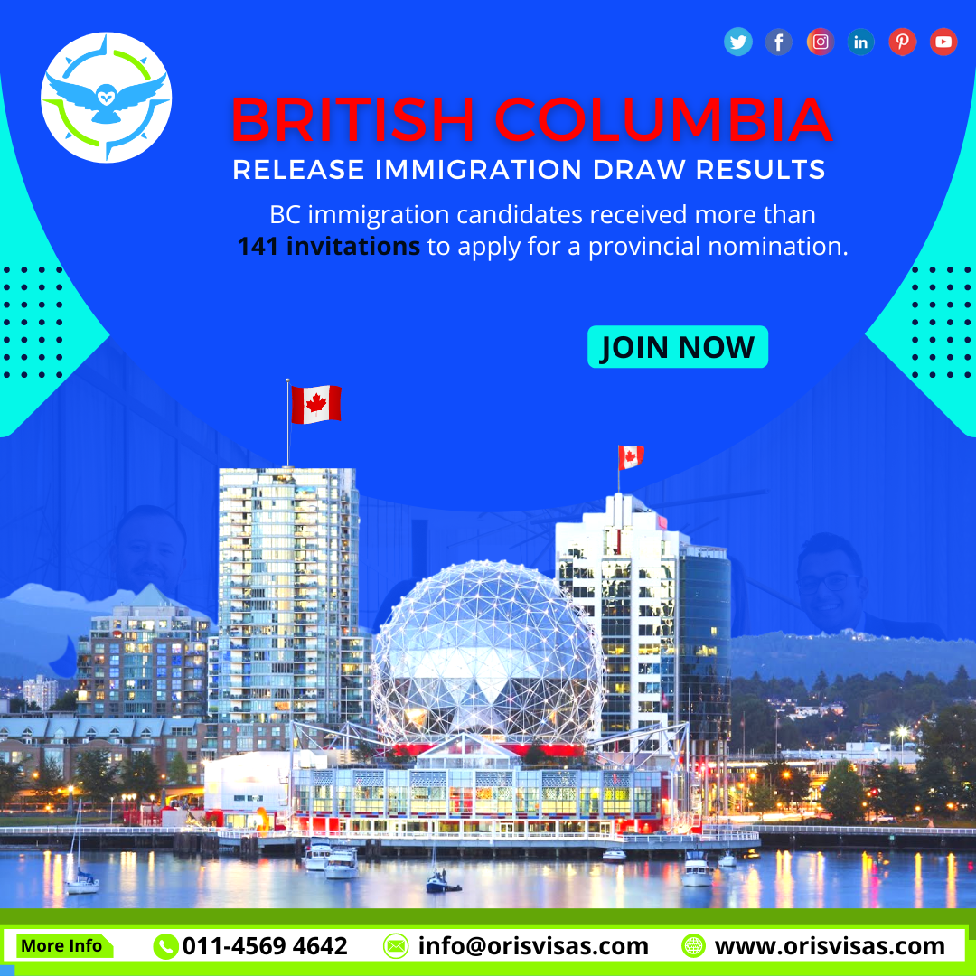 Provincial Nominee Program invitation draws in British Columbia. by