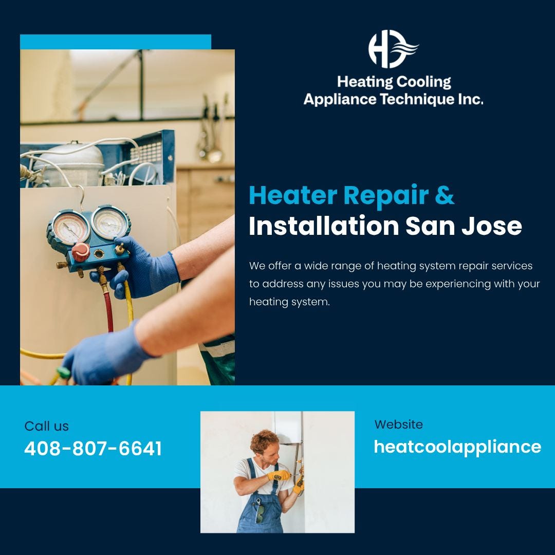 Heater Repair & Installation in san Jose heatcoolappliance Medium