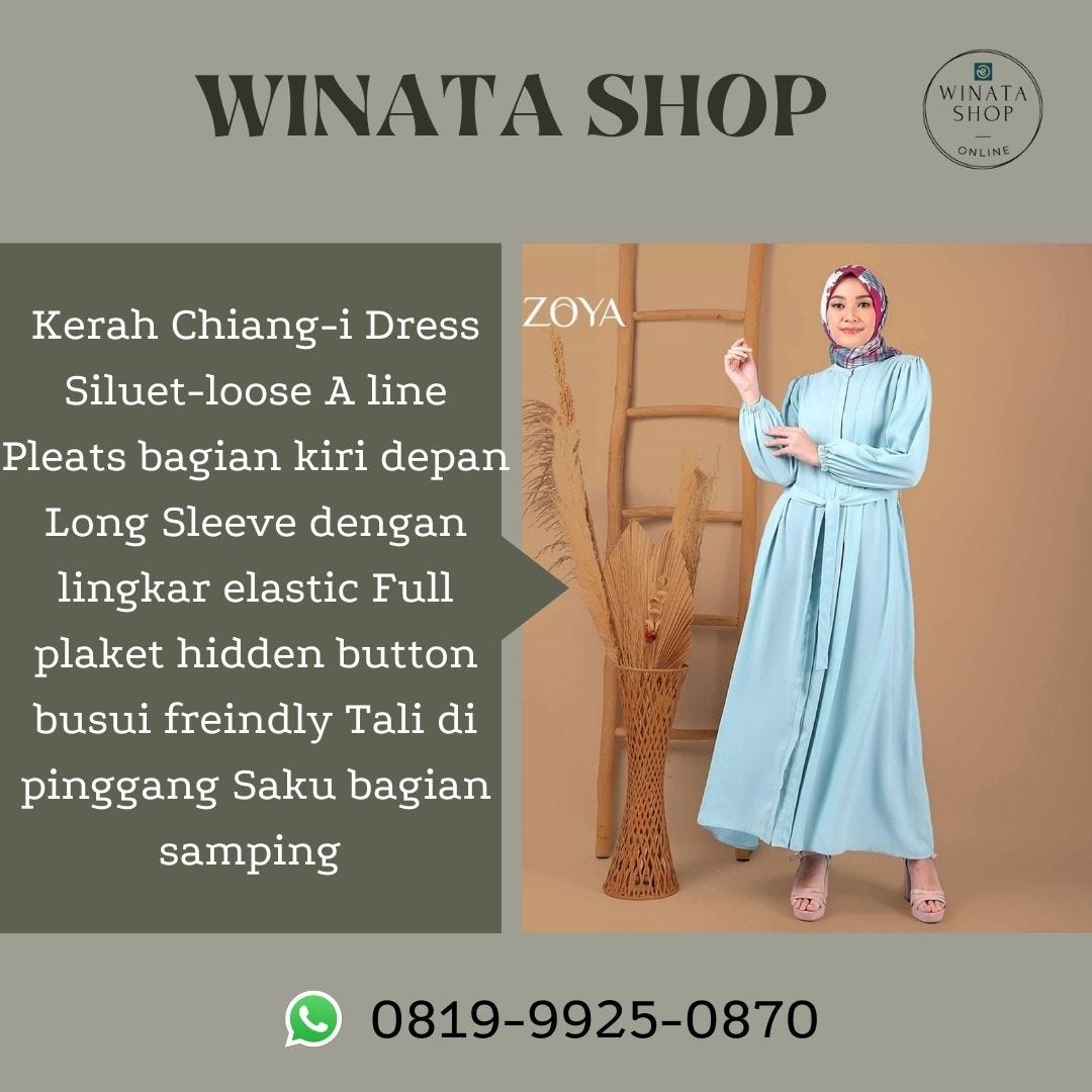 TERJAMIN, CALL 081999250870, Baju Muslim Syar’i Winata Shop Toko