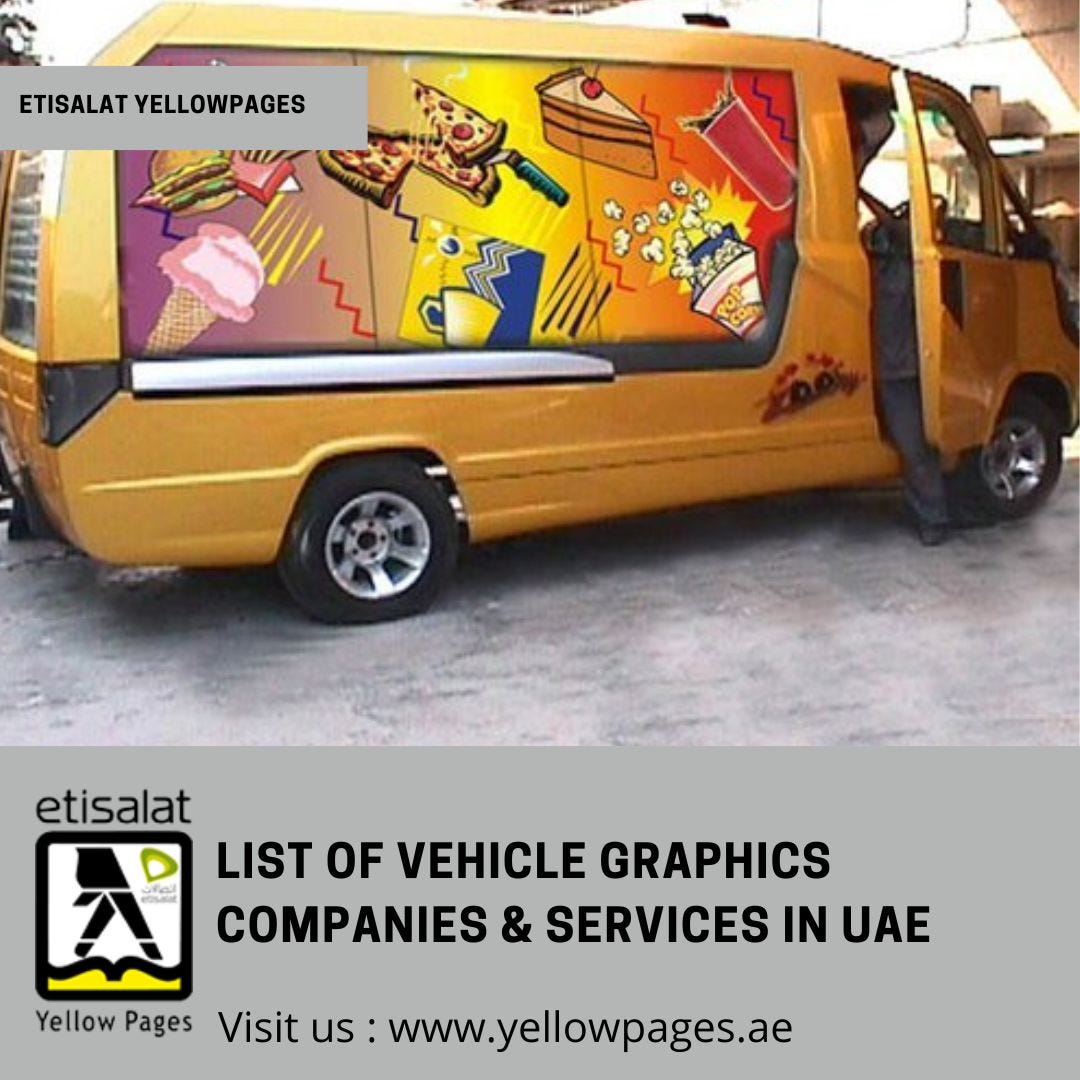 List of Vehicle Graphics Companies & Services in UAE Rakesh Tondon