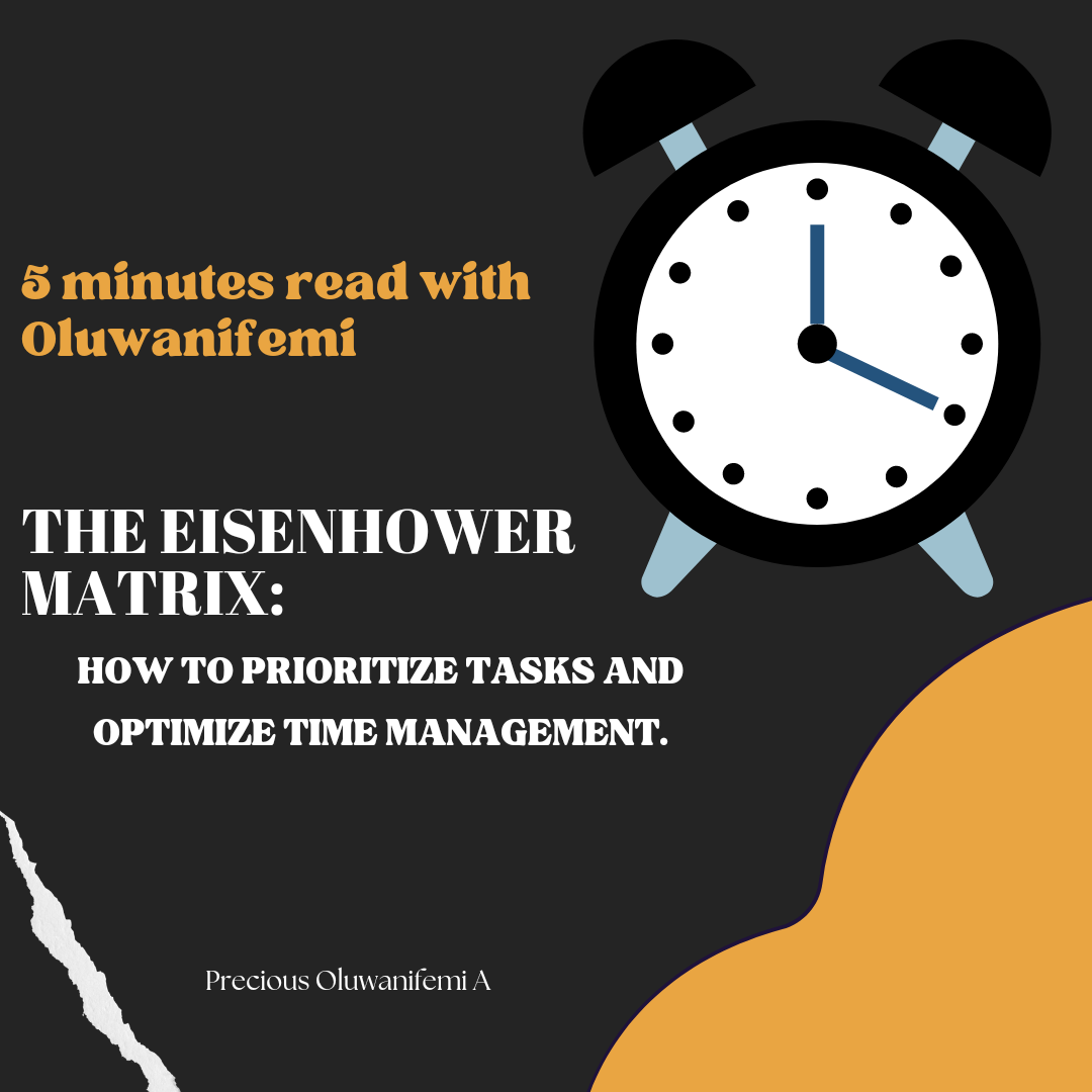 THE EISENHOWER MATRIX: HOW TO PRIORITIZE TASKS AND OPTIMIZE TIME ...