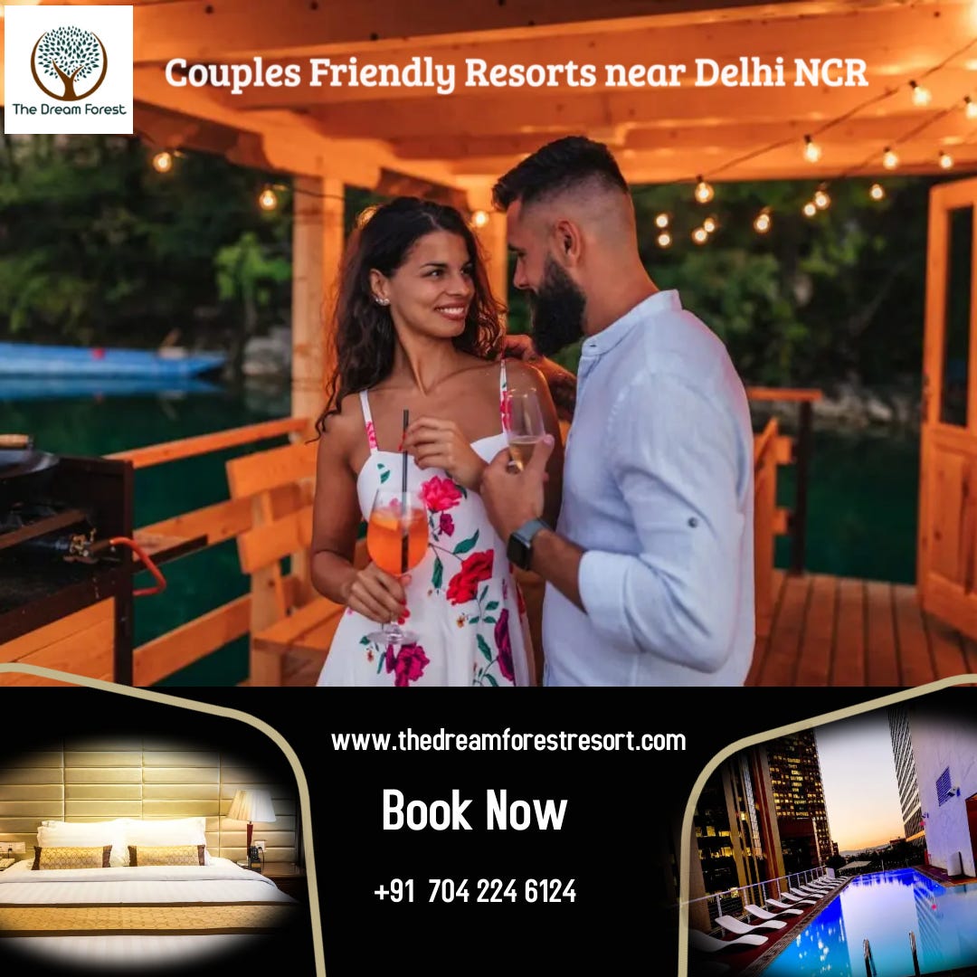 Couples Friendly Resorts near Delhi NCR The Dream Forest Resort Medium