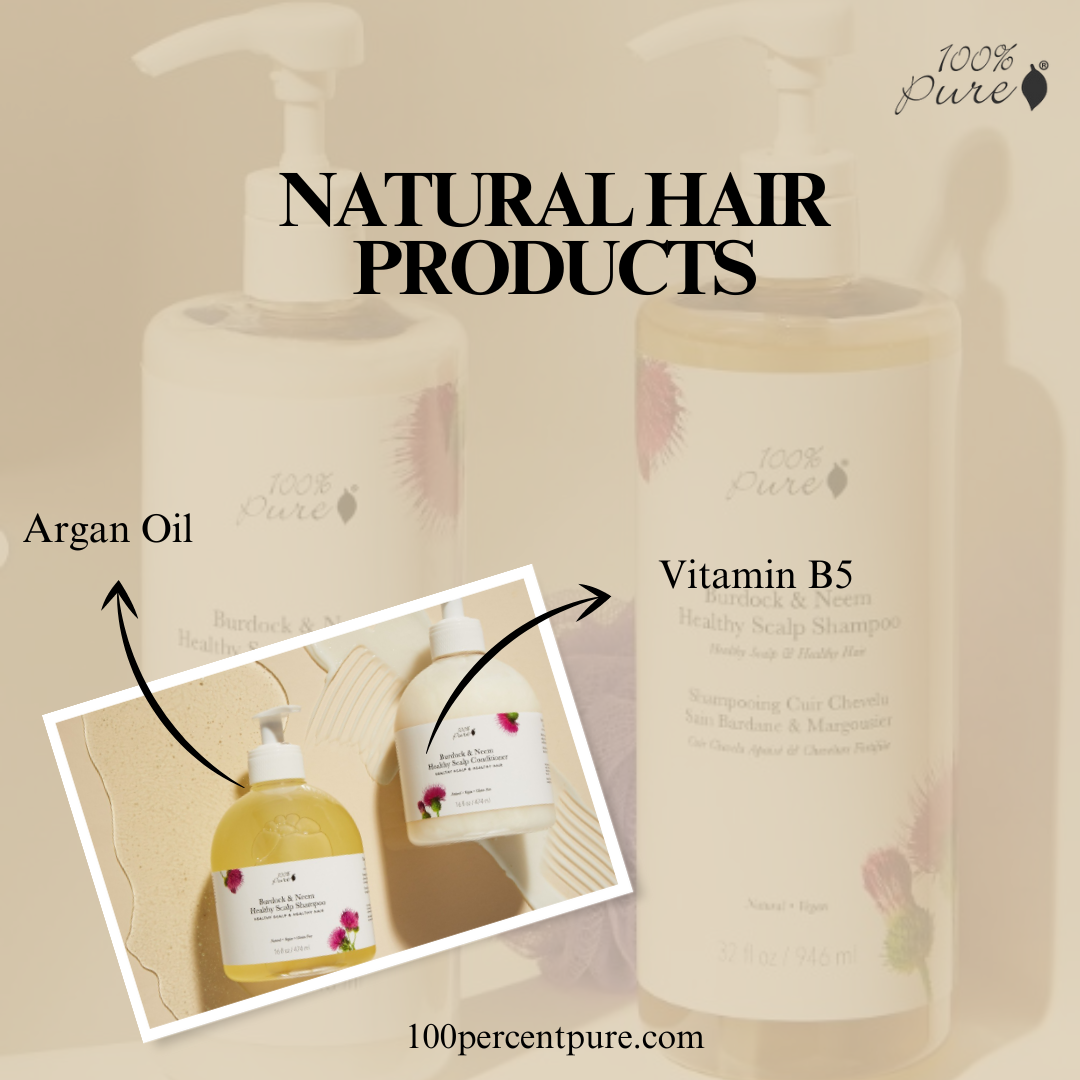 Natural Hair Products 100 PURE Medium