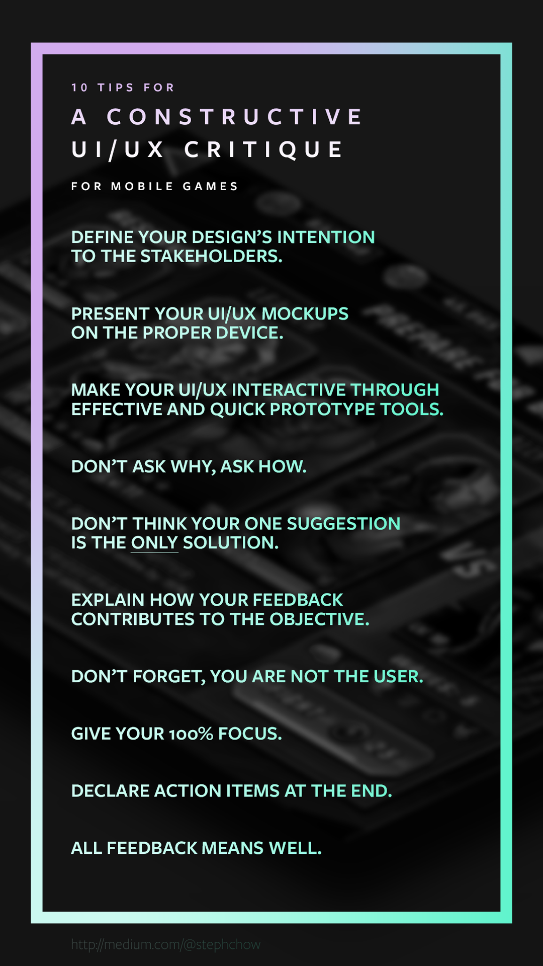 10 Tips for a Constructive UI/UX Critique for Mobile Games | by XAMA ...
