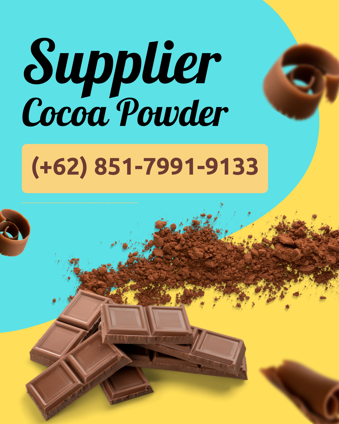 GOOD QUALITY!! WA +6285179919133, Supplier Of Organic Cocoa Powder In